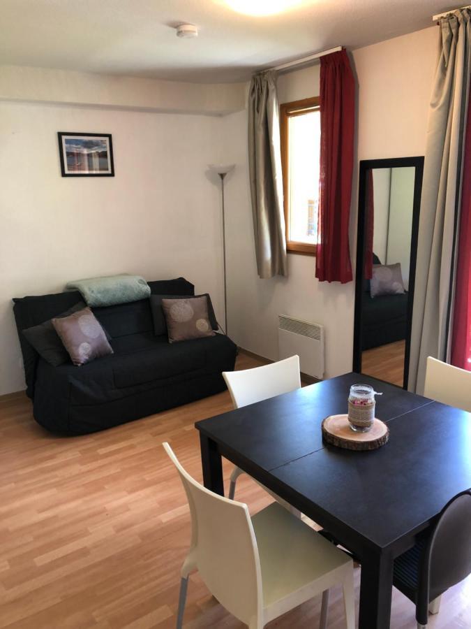 Studio Vue Piste + Parking Souterrain Privatif Inclus Les Orres Bagian luar foto